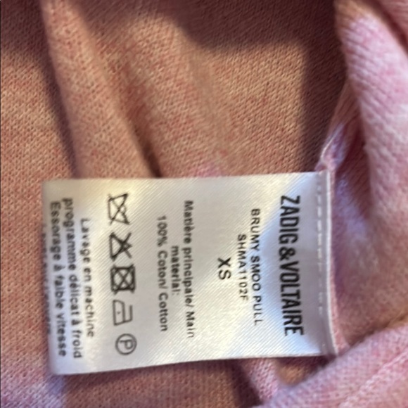 Zadig & Voltaire Pink Long Sleeve Sweater - Picture 5 of 6